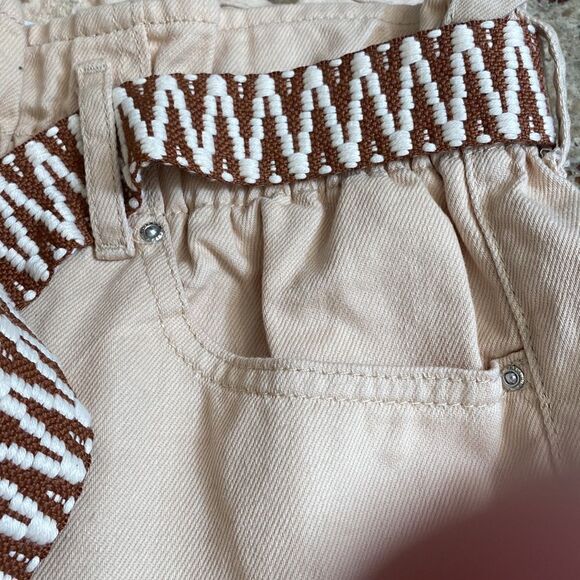 River island plus paper bag elastic waist band jeans - Picture 4 of 7